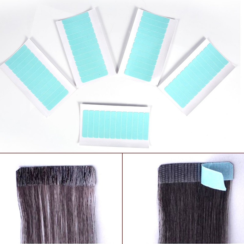 Cinta de ExtensióN de Cabello de Doble cara para Reemplazo
