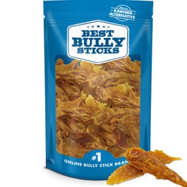 Best Bully Sticks Chicken Breast Dehydrated Dog Treats - Chicken Fillet Treats for Dogs 24 oz. - All Natural High Protein Real Chicken Premium Jerky Dog Chews - Grain Free Dog Treats