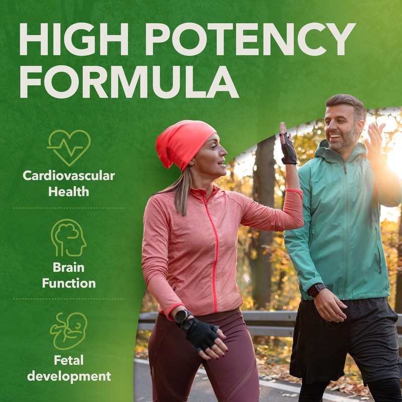 PlantFusion Vegan High Potency Methylfolate 5-MTHF – Fast Acting Sublingual