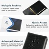 DMFLY Leather Professional Business Card Holder Organizer Book - 300
