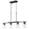 VONLUCE Dining Room Light Fixture Over Table, 4-Light Kitchen Island