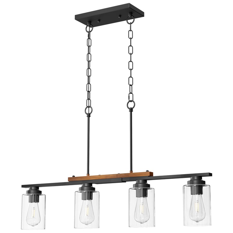 VONLUCE Dining Room Light Fixture Over Table, 4-Light Kitchen Island
