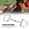 Stainless Steel Dee Bit Snaffle Horse Tool Accessories Mouth with
