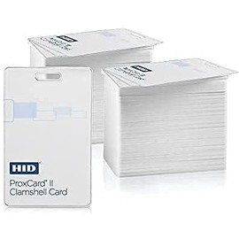 Genuine HID ProxCard II 1326 LMSMV Clamshell Proximity Card for Access Control. Pre-Programmed Standard 26 bit H10301 Format. (25 Pack)