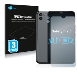 Savvies Screen Protectors for Gigaset GS5 (Display + Camera) Ultra Transparent Pack of 6