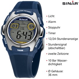 Sinar Armbanduhr XE – Watch Resin Strap, Black