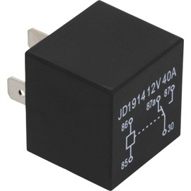 Holstein Parts 2RSW1006 A/C Clutch Relay fits Chrysler 1993 to 2012,Dodge 1990 to 2013,Jeep 1984 to 2006,Mitsubishi 2006,Ram 2011 to 2014