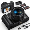 Digital Camera, 4K 64MP Digital Camera for Photography Vlogging Selfie