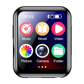 Daiilg MP3 Music Player with Bluetooth 5.4 HiFi MP4 Full Touch Screen Built-in Speaker Recorder Camera Video Player