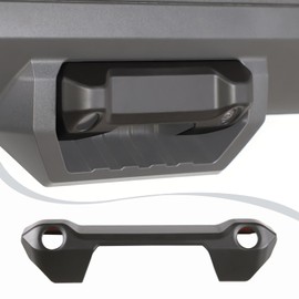 LLKUANG ABS Car Tailgate Handle Decorative Cover Fit for Toyota Tundra 2022 2023 Car Rear Trunk Door Handle Panel Cover Exterior Accessriose(High version+Matte Black)