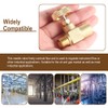 Yetaha 2PCS 1/4" Female NPT X 1/4" Male NPT Needle