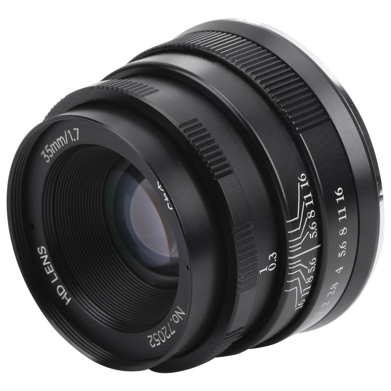 NEWYI 35mm F1.7 Large Aperture Portrait Fixed Focus Manual Lens