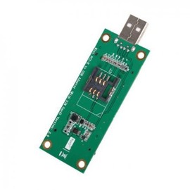JSER Mini PCI-E Wireless WWAN to USB Adapter Card with SIM Card Slot Module Testing Tools