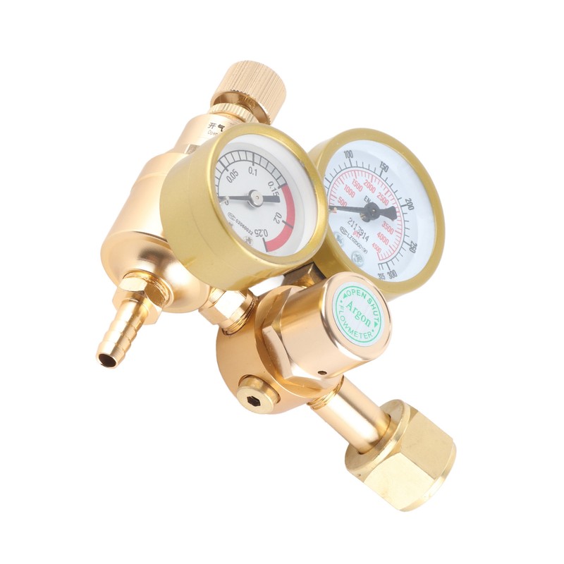 Argon CO2 Regulator 0 To 4500PSI CGA580 15/16in Female Thread
