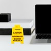 Lotsdonxia Double-Sided Caution Overstimulated Desk Sign - Funny Office Humour,