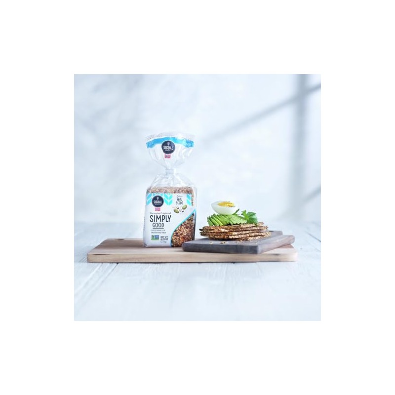 Sigdal Bakeri Simply Good Norwegian Crispbread | Good Source of
