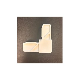 Brixwell 90-503w Outside Mitered Corner Plastic for 1in Frame White