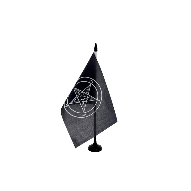 AZ FLAG - Baphomet Temple Order Table Flag 21 x