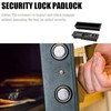 TSA Suitcase Lock with 3 Digit Combination Security Lock Zinc
