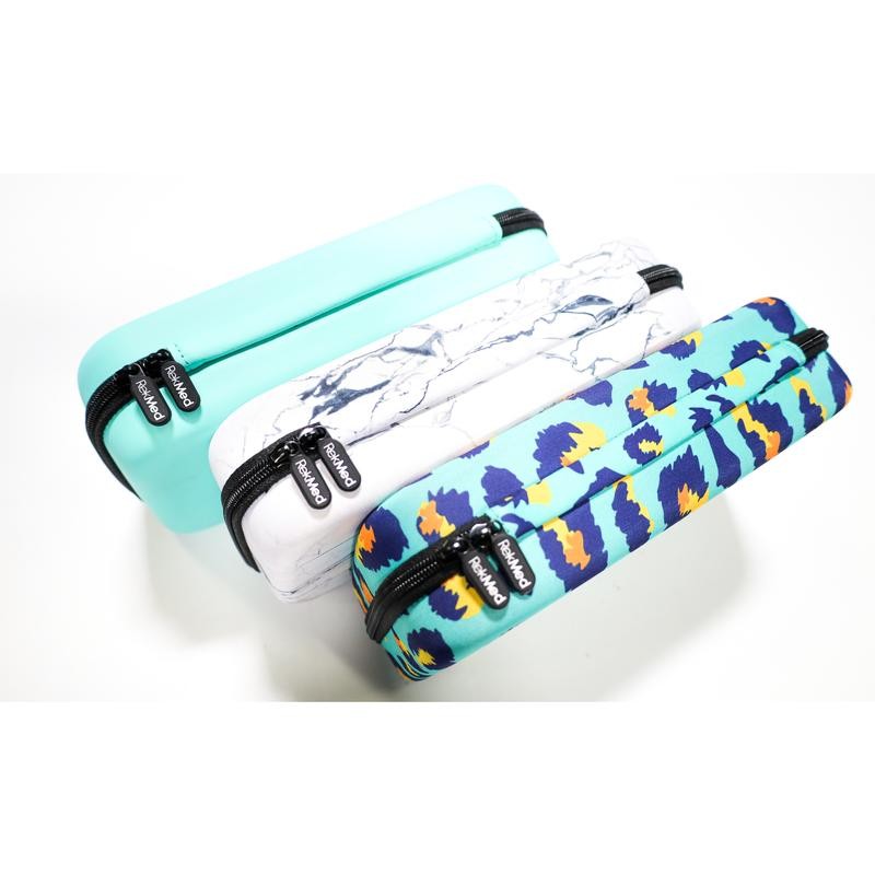 REKMED The MEGA Stethoscope Case - Color: Teal/Purple Cheetah