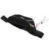 Waist Bag Multi Layer Stylish PU Smooth Zipper Large Capacity