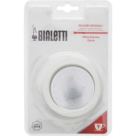 Bialetti Juntas de repuesto y filtro para cafeteras espresso de 9 tazas