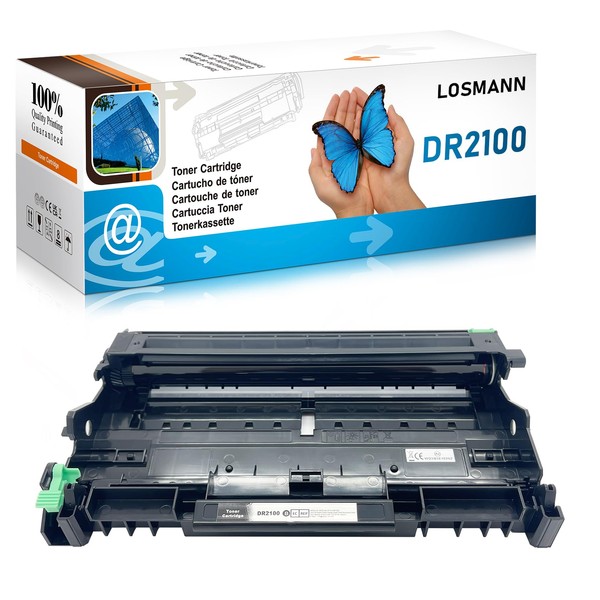 LOSMANN 1x Drum Compatible with Brother DR-2100 DR2100 for Brother