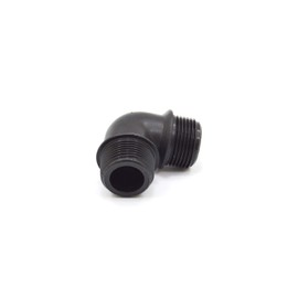 S&M 723025 3/4-Inch Male Threaded Elbow, Black