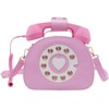 Fozehlad Novelty Telephone Shaped Shoulder Bag Funny Retro Phone Crossbody