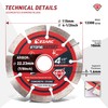 EZARC 4-1/2 inch Segmented Diamond Blade, Diamond Cutting Wheel for