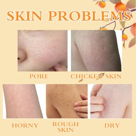 Bath Set Pamper Gifts For Women – Persimmon Body Wash & Soap - Natural Refreshing Skincare Gifts for Her, Mum, Best Friend - Ladies Self Care Bath Set for Birthday, Get Well Relaxation SPA