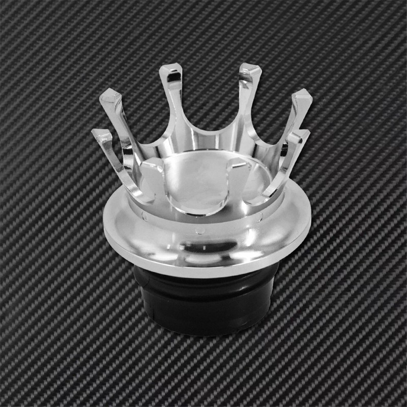 HDBUBALUS VENTED King Crown Gas Cap Fuel Tank Right-hand Thread