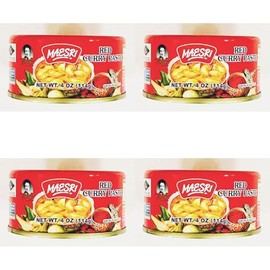 Mini Red Curry Paste, 4 oz (114g), Pack of 4