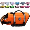 VIVAGLORY Ripstop Dog Life Jacket for Small Medium Large Dogs