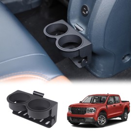 Daeiclru Rear Cup Holder Expander Organizer Compatible with Ford Maverick 2022-2024, Automotive Cup Holder Water Bottle Expander Car Drink Holder Cup Holder Insert Removable FITS Slot Accessories