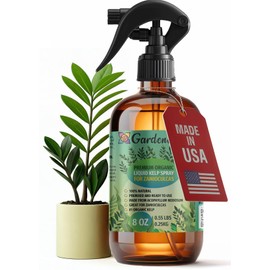 GARDENERA Professional Organic Liquid Kelp Spray for ZAMIOCULCAS Plants - 8 oz - Ready-to-Use Fully Organic Seaweed & Kelp Fertilizer Mist
