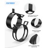 SEKSUALA 130Pcs 6-25mm Spring Hose Clamps Assortment Kit with Swivel