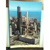 VINTAGE POST CARD AERIAL VIEW SEARS TOWER CHICAGO ILLINOIS