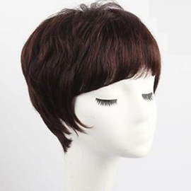 Mom Wig Short Cut Full Wig Women Full Wig-WFIJ0JN Black / 엄마 가발 숏컷 통가발 여성전체가발-WFIJ0JN 블랙
