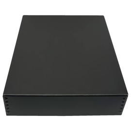 Golden State Art, Acid-Free Archival 13x19 Inches Metal Edge Drop Front Museum Photo Storage Box, Preserve Documents, Prints, Pictures, Photographs, Arts And Crafts, Black