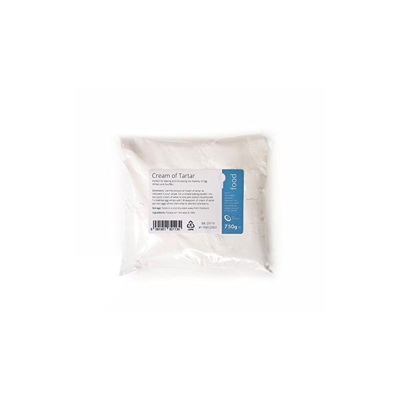 Intralabs Cream of Tartar for Baking & Playdough, Pure Food