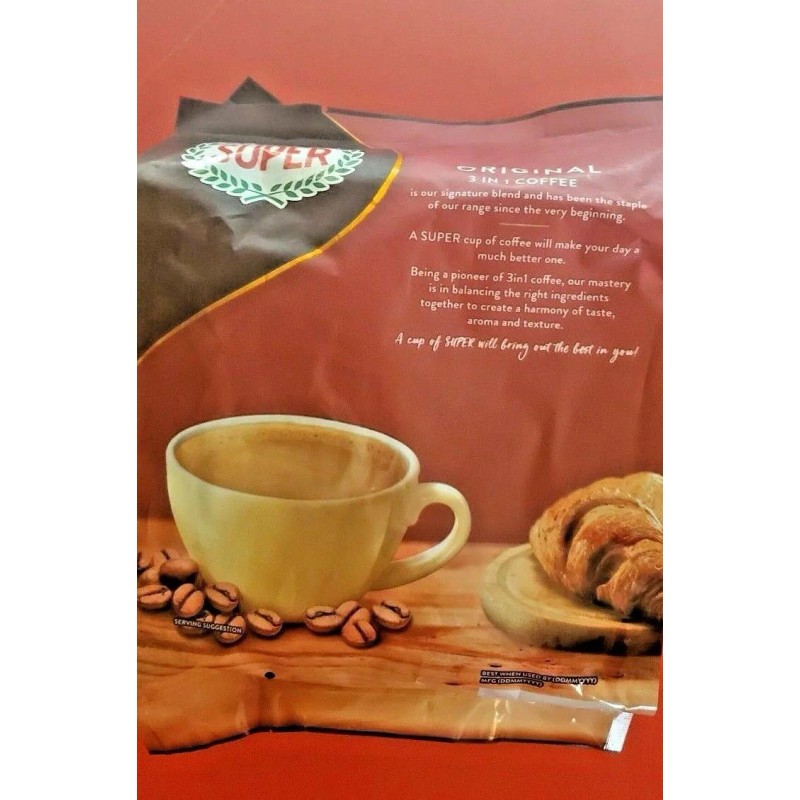 super coffee 2 PACK SUPER COFFEE ORIGINAL 3 IN 1