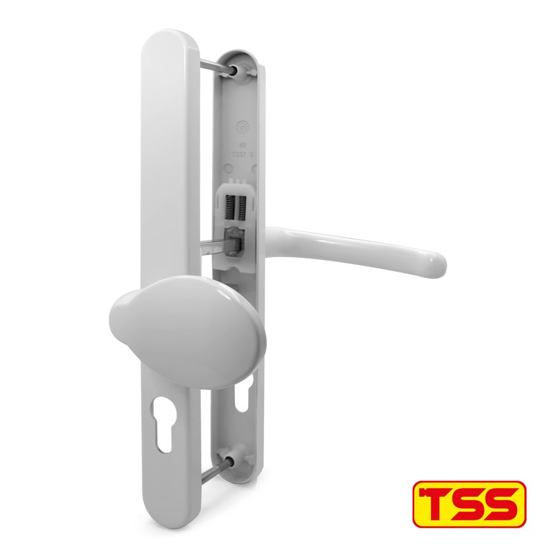 TSS Universal UPVC Door Handles - Lever/Movable Pad - 92mm/62mm