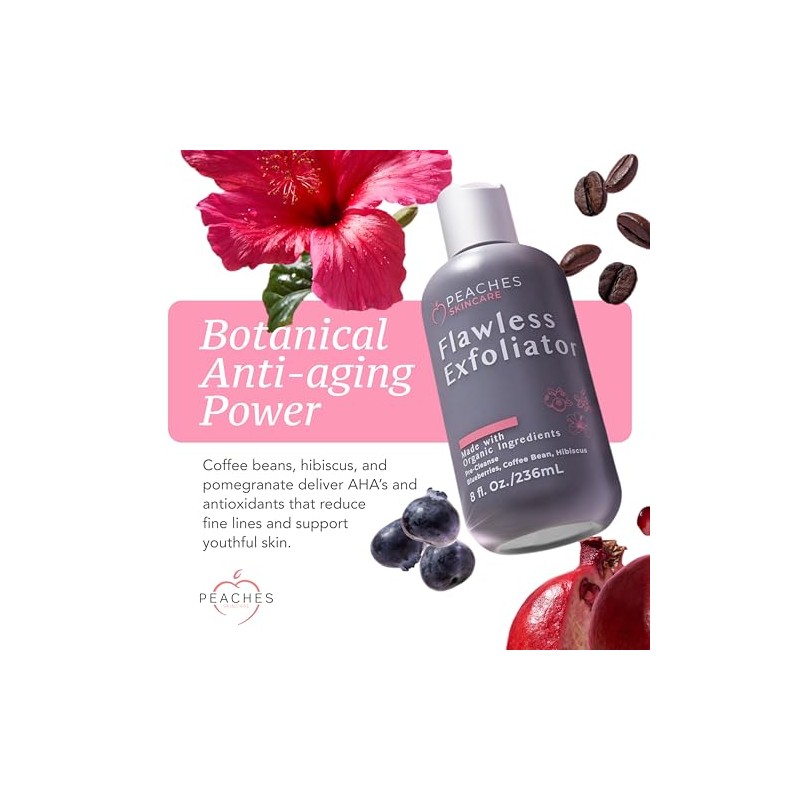 Exfoliante facial con arándano, grano de café, vitamina C y