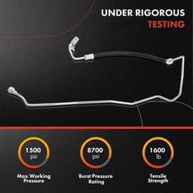 A-Premium Power Steering Hose Pressure Hose Line Assembly Compatible with Infiniti FX35 2003-2008 V6 3.5L RWD Pump To Gear/Rack Pinion