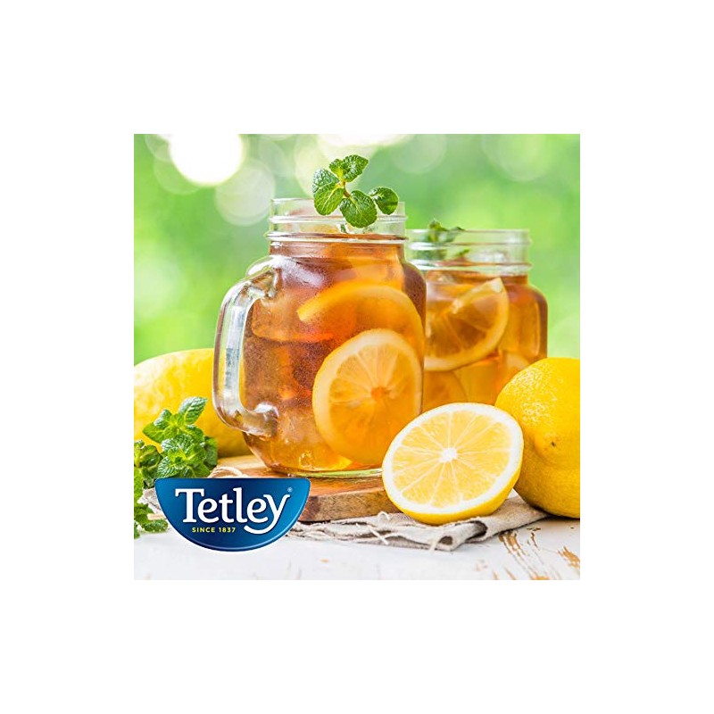 Tetley Black Tea, Iced Tea Blend, Family Size, 24 Round