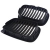 PAIR OF GRILLES WITH MATT BLACK KIDNEY FRONT GRILLES