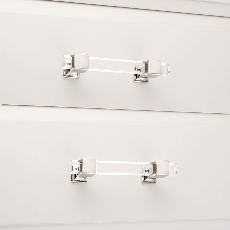 knobelite 5 Pack Adjustable Kitchen Cabinet Handles, 3 Inch Hole