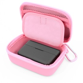 CASEMATIX CM Lavalier Microphone Case Fits DJI Mic 2, Wireless Mic Case Only, Pink