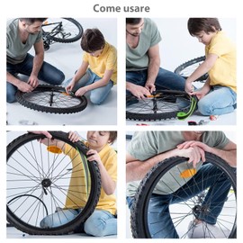Fat Bike Tyre Liner, Puncture Proof Inner Tube, Anti Puncture Tyre Liner, Bicycle Tube Flat Protector Compatible with 20"/24"/26"/27.5/29"